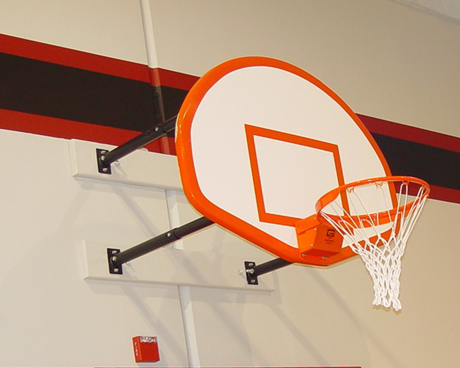 4-Point Wall Mount Basketball Backstop